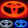 汽車4D豐田卡羅拉，凱美瑞，皇冠LED后車標(biāo)4D帶燈炫彩標(biāo)