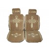 中國結(jié)金黃色高級(jí)座墊