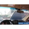 廠家熱銷反光鐳射手拉式隔熱伸縮自卷汽車遮太陽(yáng)前擋 玻璃遮陽(yáng)簾