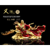 純合金關(guān)云長香水擺件