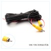 汽車(chē)載倒車(chē)影像攝像頭視頻連接線蓮花頭后視AV延長(zhǎng)轉(zhuǎn)接線