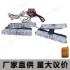 汽車中網(wǎng)紅藍(lán)白爆閃警示燈 無(wú)線遙控夾子開(kāi)道燈一拖四 4LED